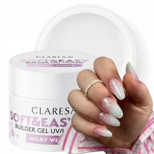 Claresa SOFT&EASY gelis Milky White 12 g