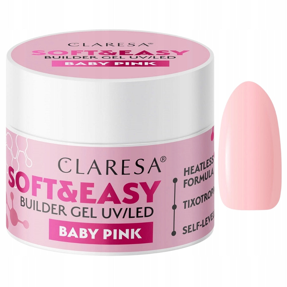 Claresa SOFT&EASY gelis Baby Pink 45 g