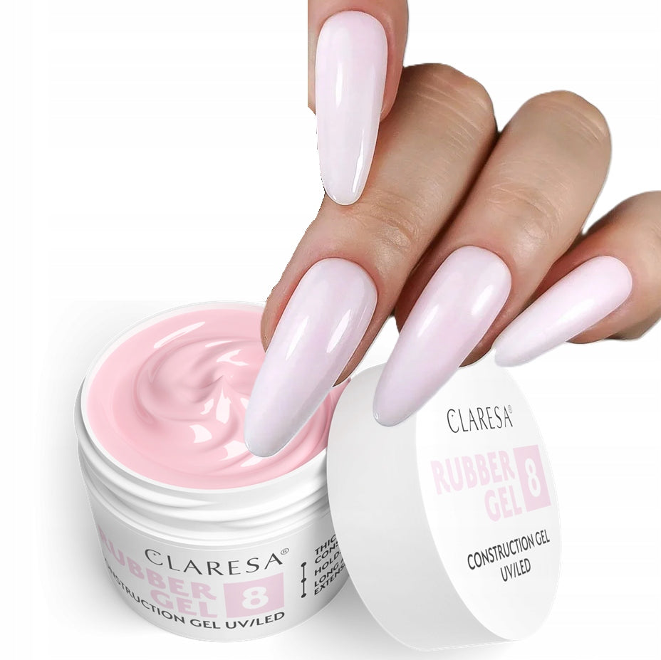 Claresa rubber gelis Milky pink 8 45g